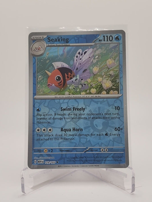 119/165 Seaking [Reverse Holo]  Pokémon TGC Scarlet & Violet - 151