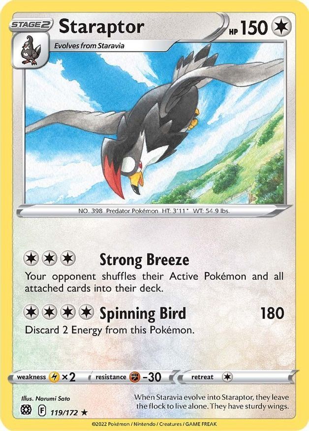 Staraptor  119/172 Pokémon TCG Brilliant Stars