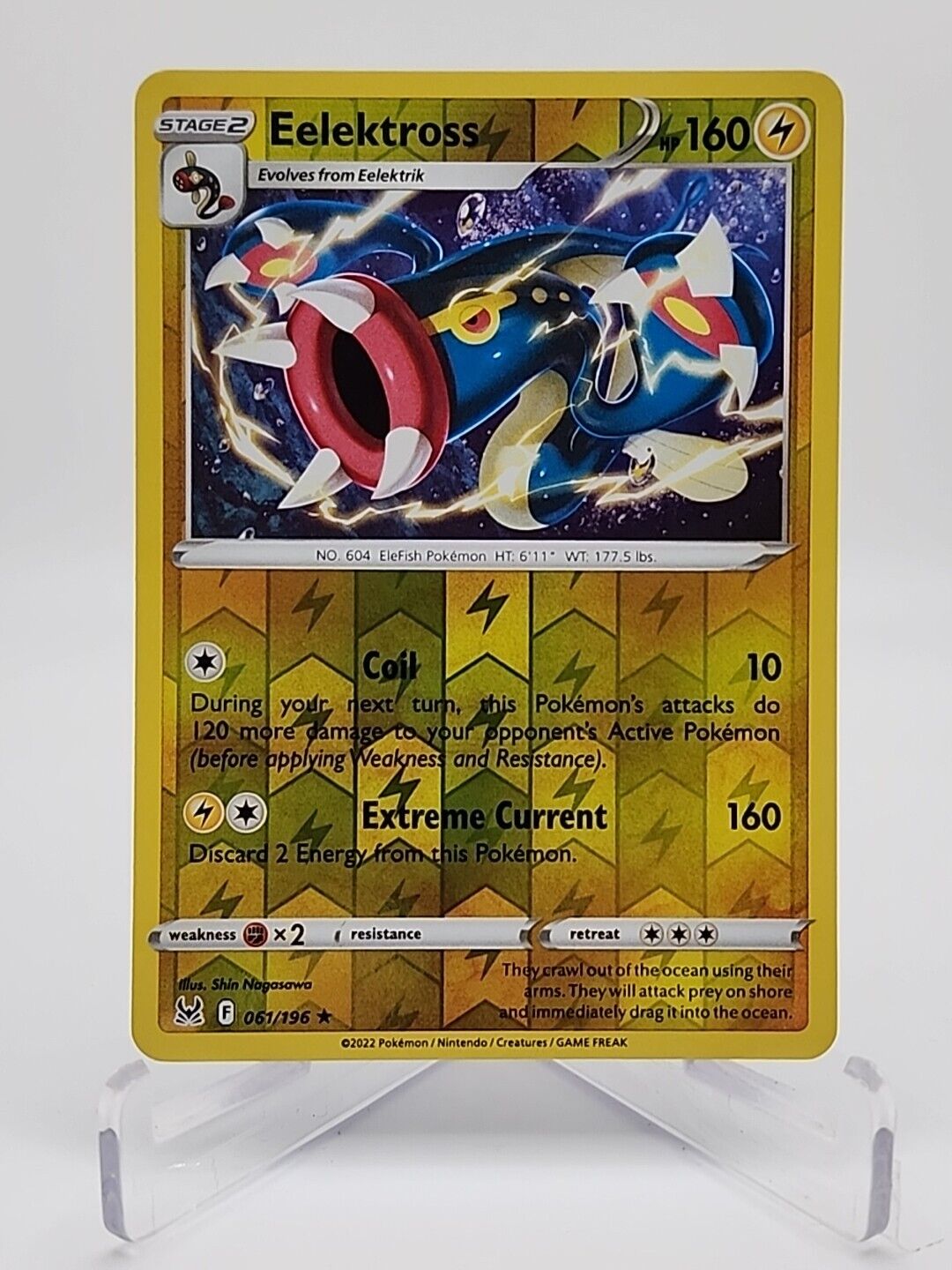 Eelektross [Reverse Holo]  61/196 Pokémon TCG Lost Origin