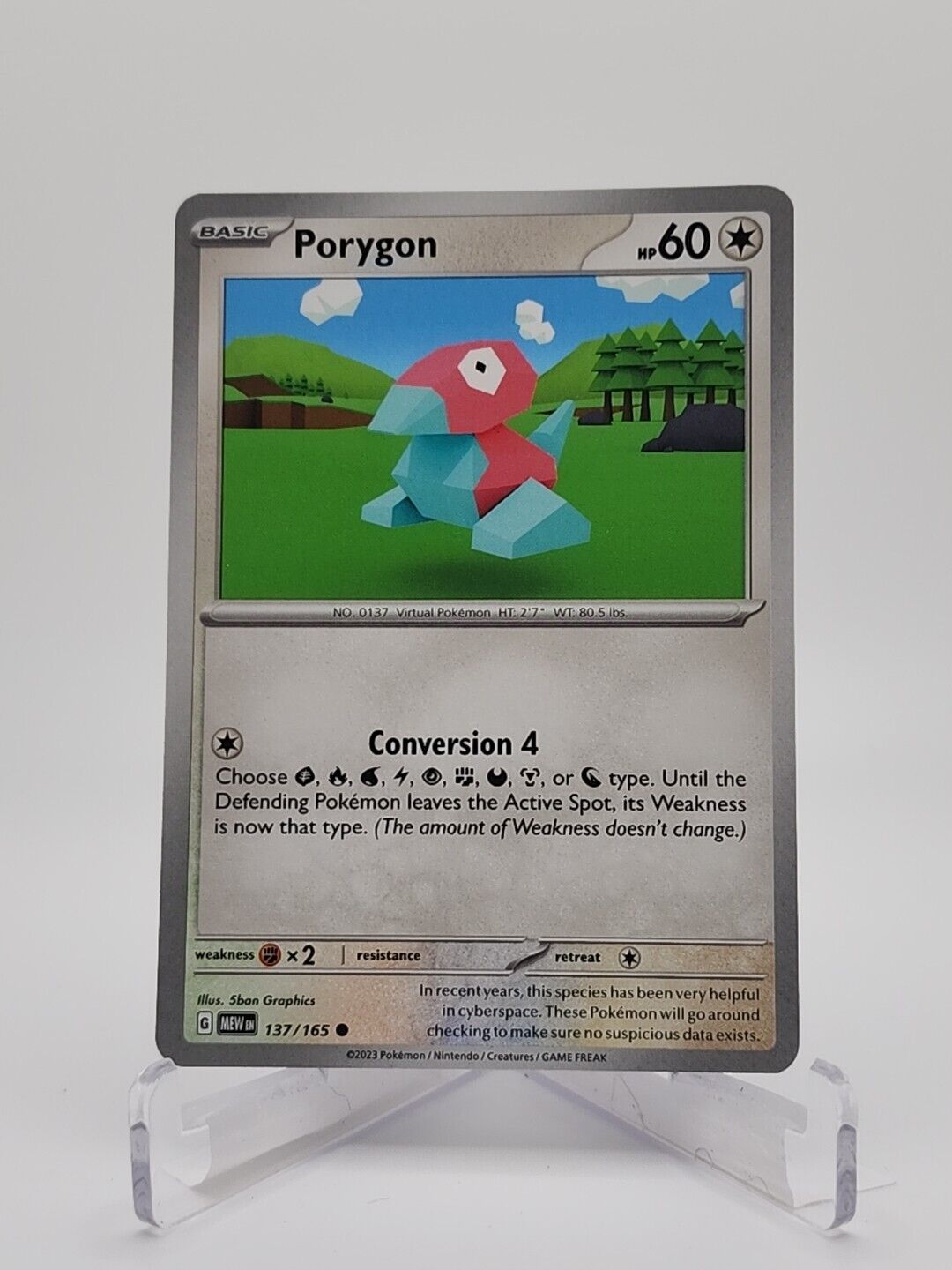 137/165 Porygon  Pokémon TGC Scarlet & Violet - 151