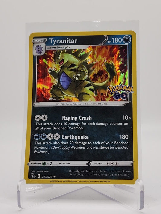 Tyranitar [Holo] 43/78 Pokémon TGC Pokemon Go