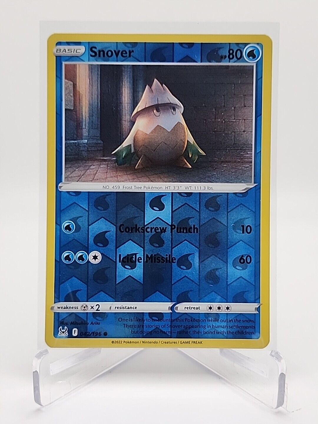 Snover [Reverse Holo]  42/196 Pokémon TCG Lost Origin