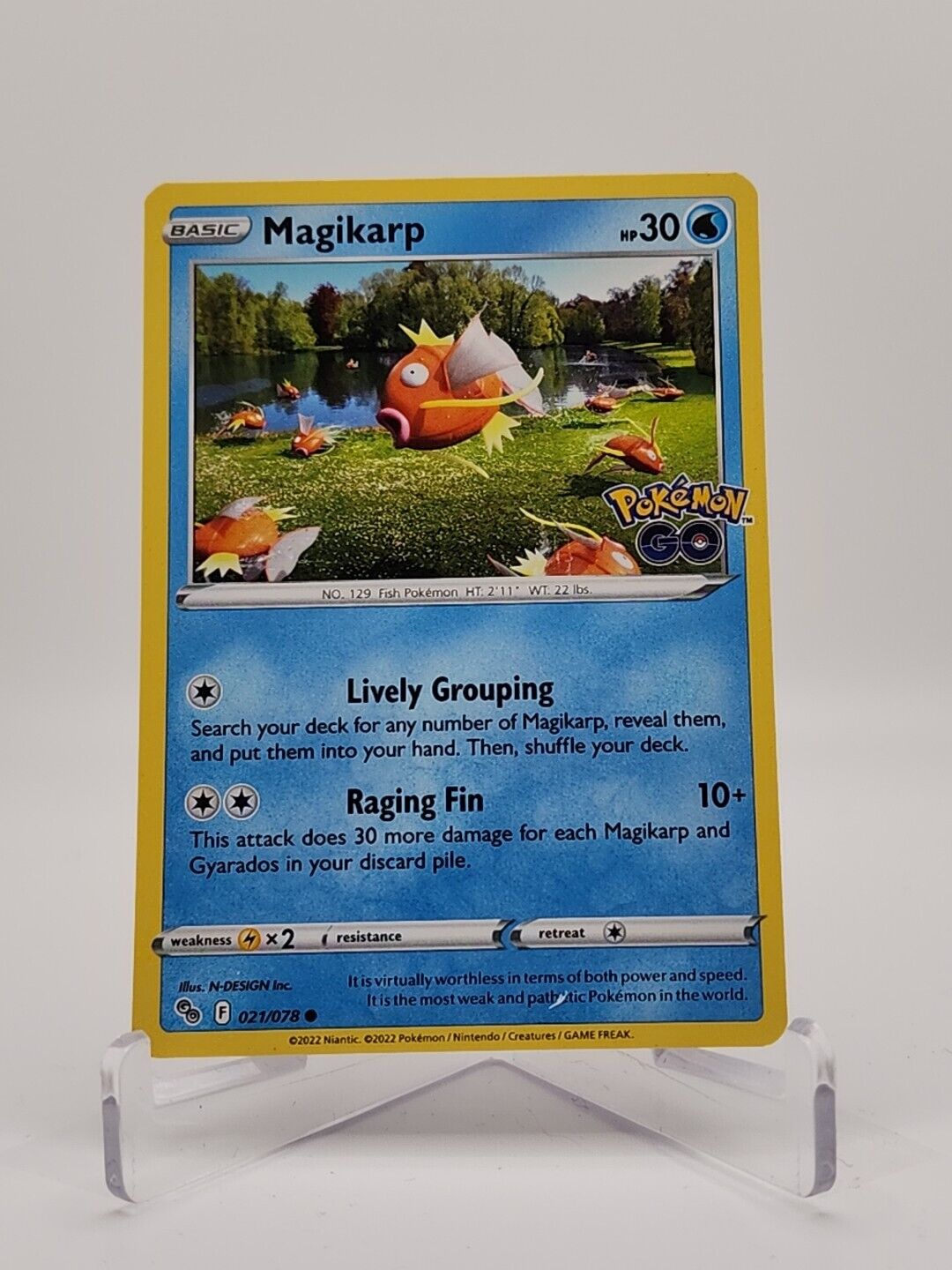 Magikarp 21/78 Pokémon TGC Pokemon Go