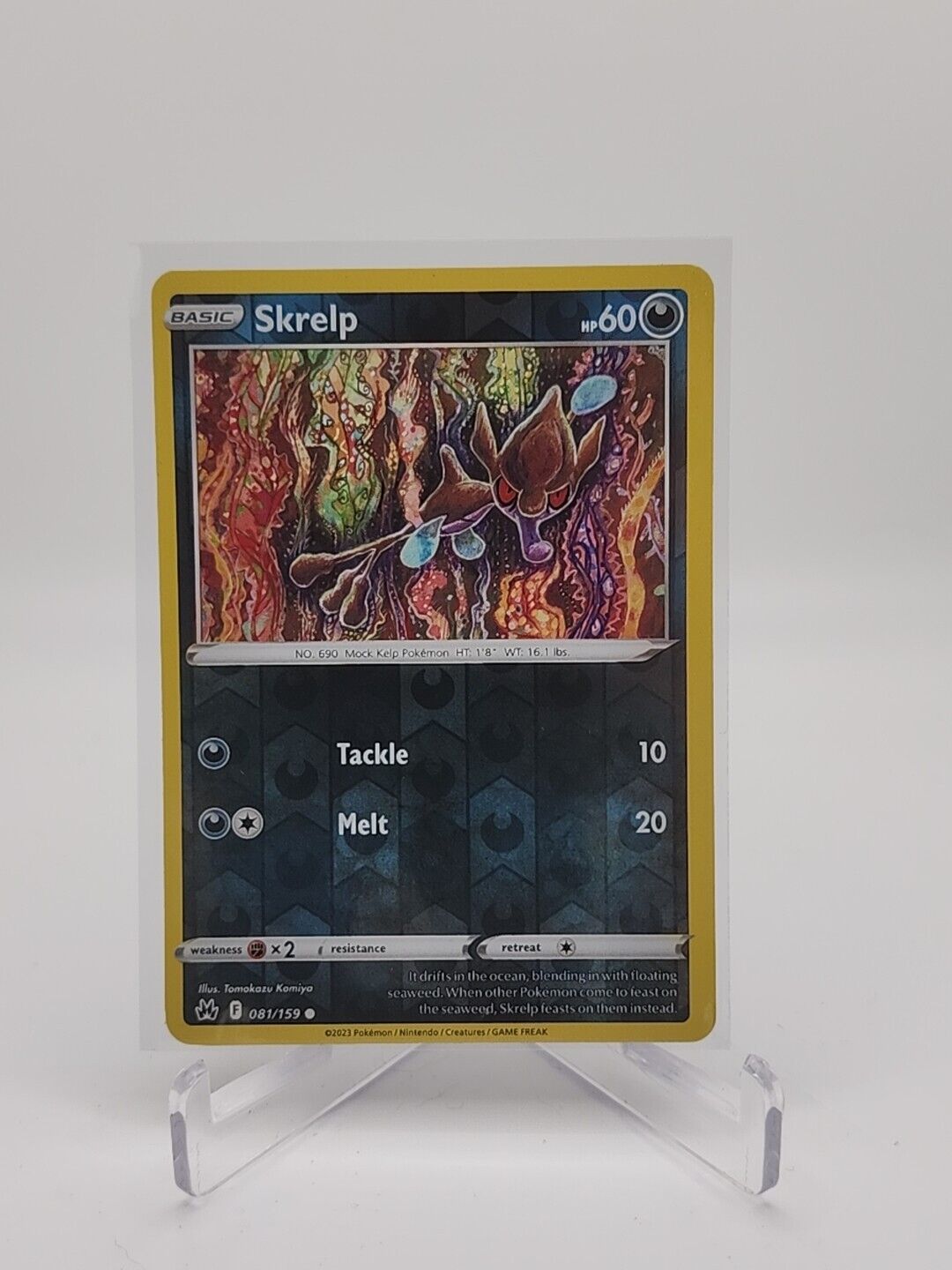 Skrelp [Reverse Holo] 81/159 Pokémon TGC Crown Zenith