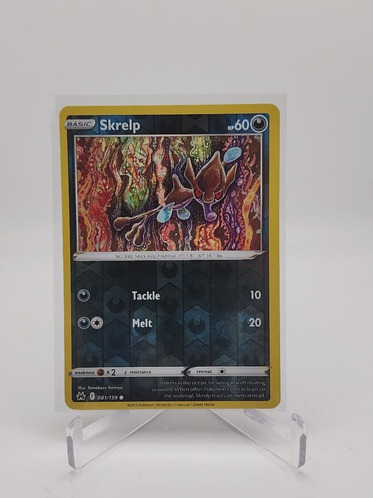 Skrelp [Reverse Holo] 81/159 Pokémon TGC Crown Zenith