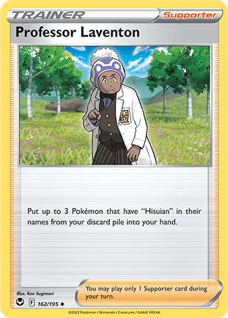 Professor Laventon  162/195 Pokémon TCG Silver Tempest