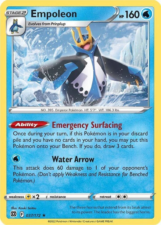 Empoleon [Holo]  37/172 Pokémon TCG Brilliant Stars