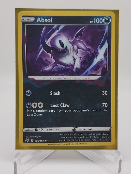 Absol [Holo]  76/159 Pokémon TCG Crown Zenith