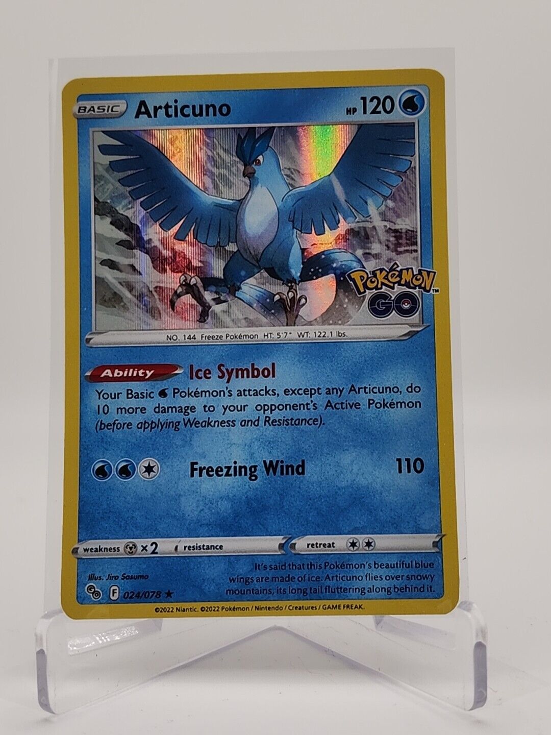 Articuno [Holo] 24/78 Pokémon TGC Pokemon Go