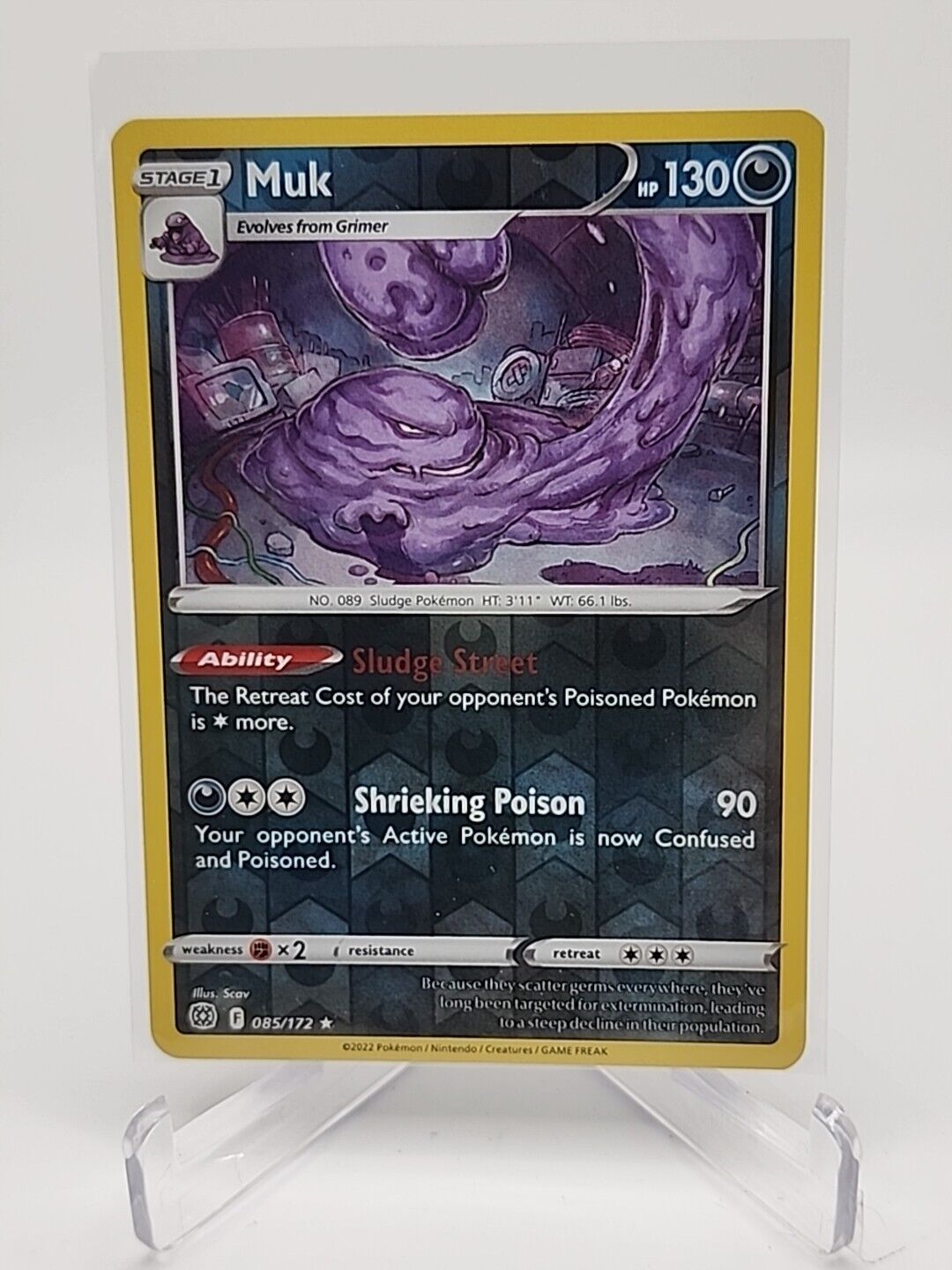 Muk [Reverse Holo]  85/172 Pokémon TCG Brilliant Stars