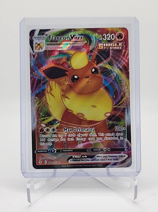 Flareon VMAX  18/203 Pokémon TCG Evolving Skies