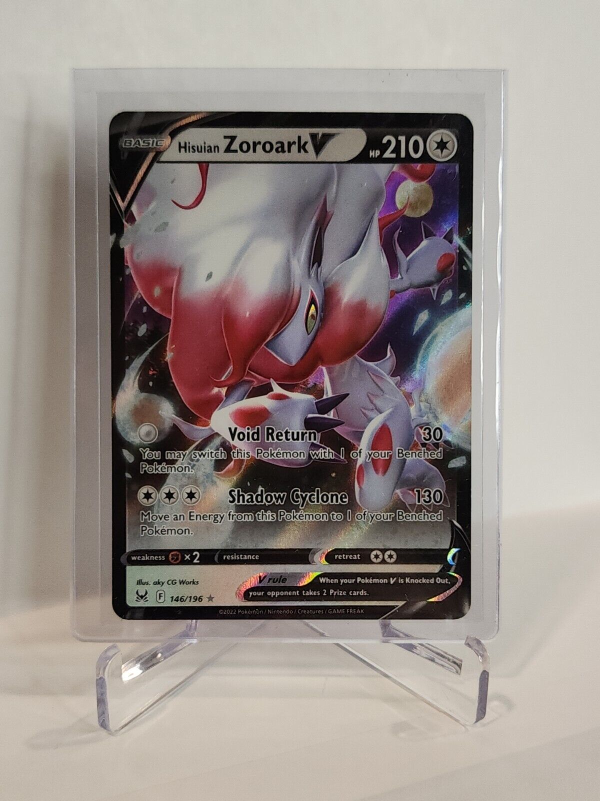 146/196 Hisuian Zoroark V  Pokémon TGC Lost Origin