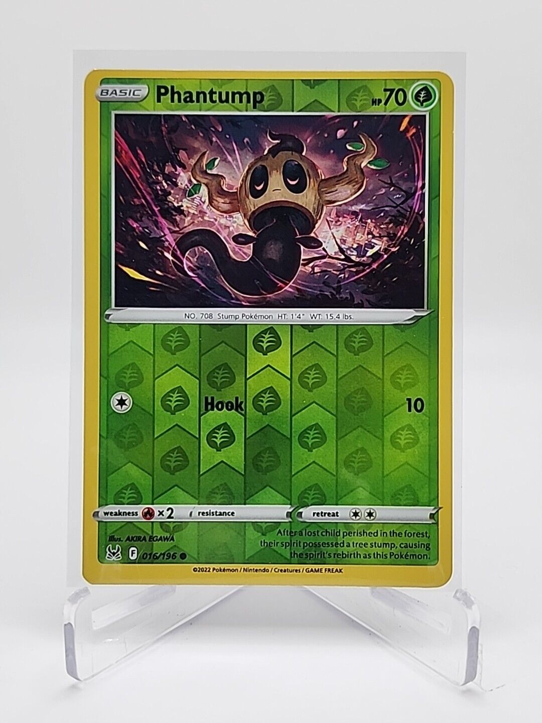 Phantump [Reverse Holo]  16/196 Pokémon TCG Lost Origin