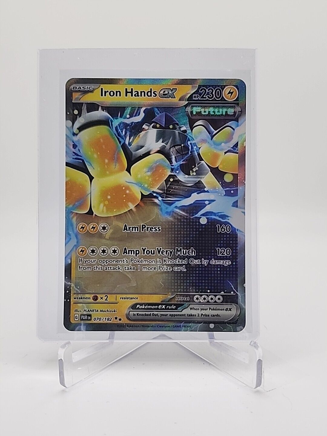 Iron Hands ex [Holo]  70/182 Pokémon TCG Paradox Rift