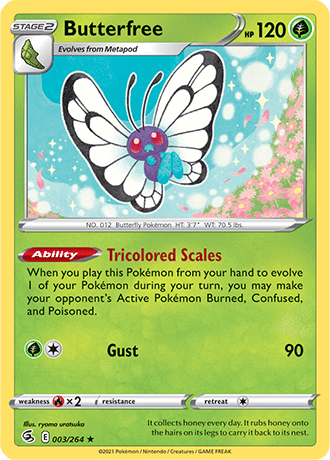 Butterfree [Holo]  3/264 Pokémon TCG Fusion Strike