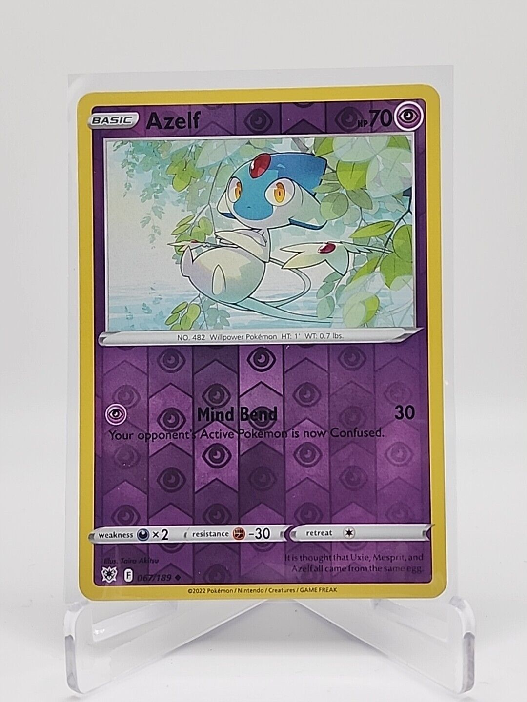 Azelf [Reverse Holo]  67/189 Pokémon TCG Astral Radiance