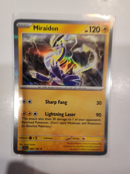 Miraidon [Holo] 80/198 Pokémon TGC Scarlet & Violet