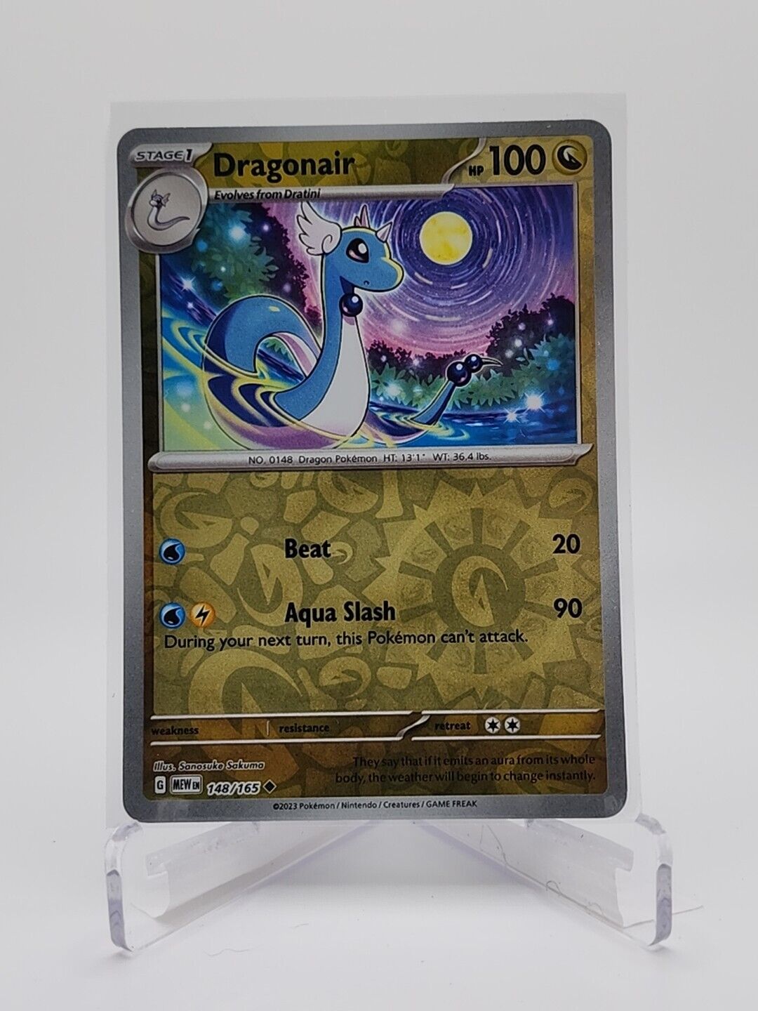 148/165 Dragonair [Reverse Holo]  Pokémon TGC Scarlet & Violet - 151