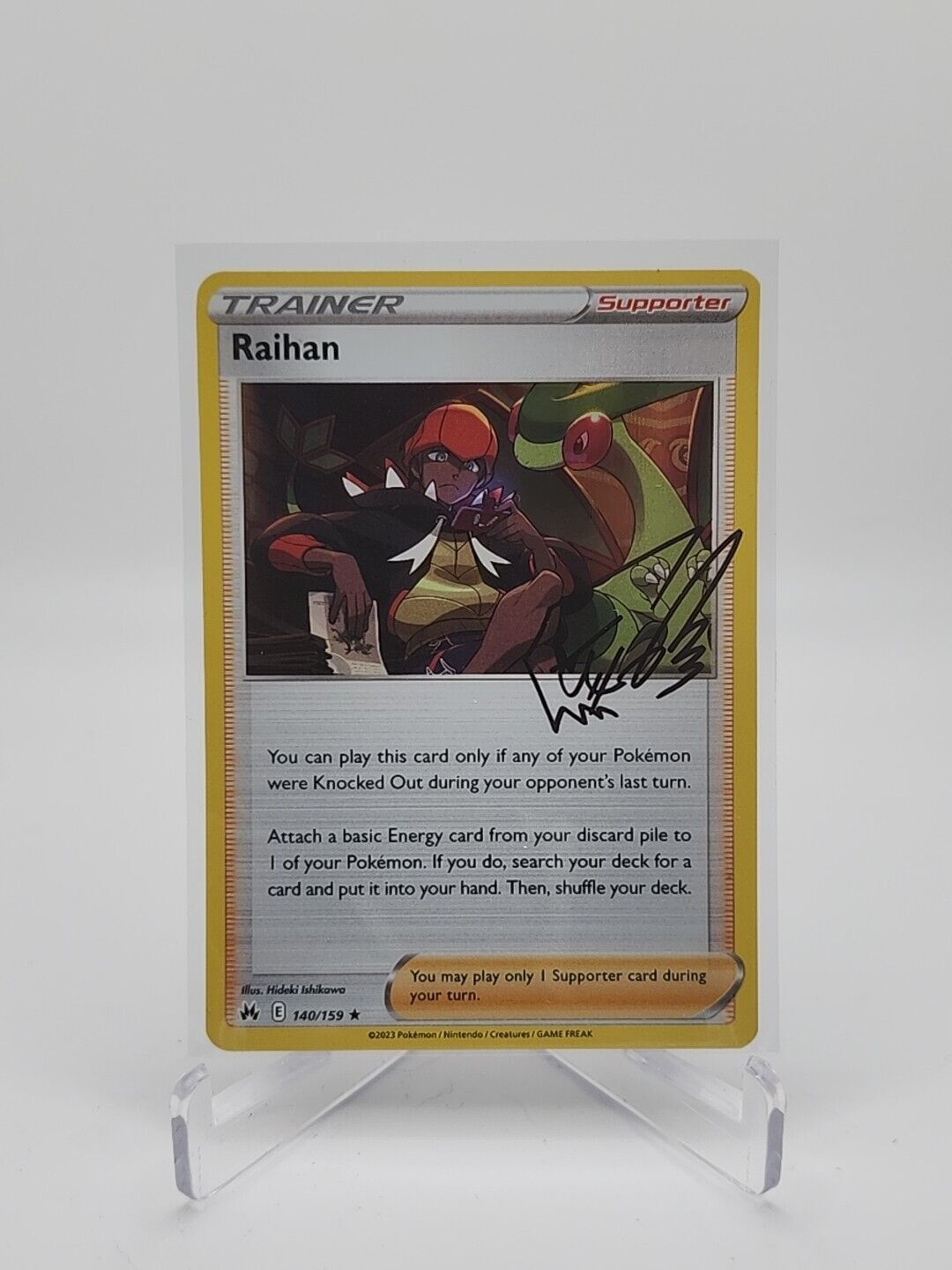 Raihan [Holo] 140/159 Pokémon TGC Crown Zenith