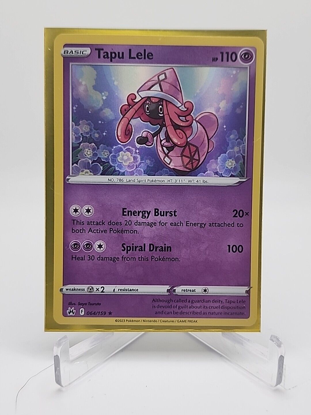 Tapu Lele  64/159 Pokémon TCG Crown Zenith