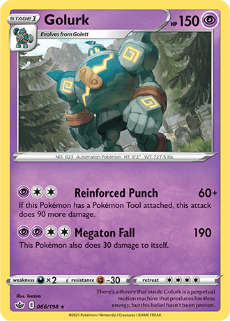 Golurk  66/203 Pokémon TCG Chilling Reign