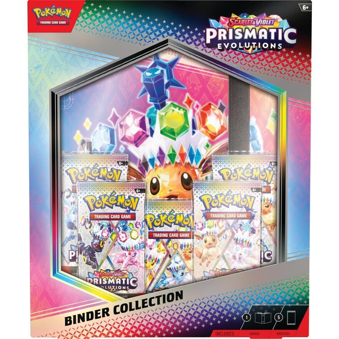 Pokémon TCG: PRISMATIC EVOLUTIONS Binder Collection (Brand New/Sealed)