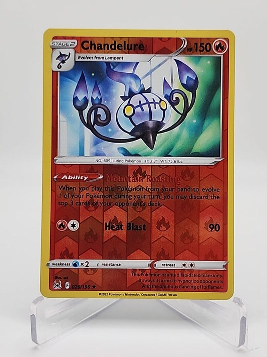 Chandelure [Reverse Holo]  26/196 Pokémon TCG Lost Origin