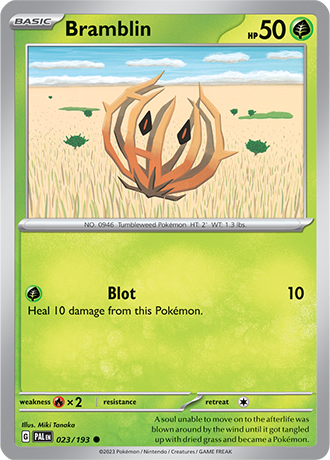 Bramblin  23/193 Pokémon TCG Paldea Evolved