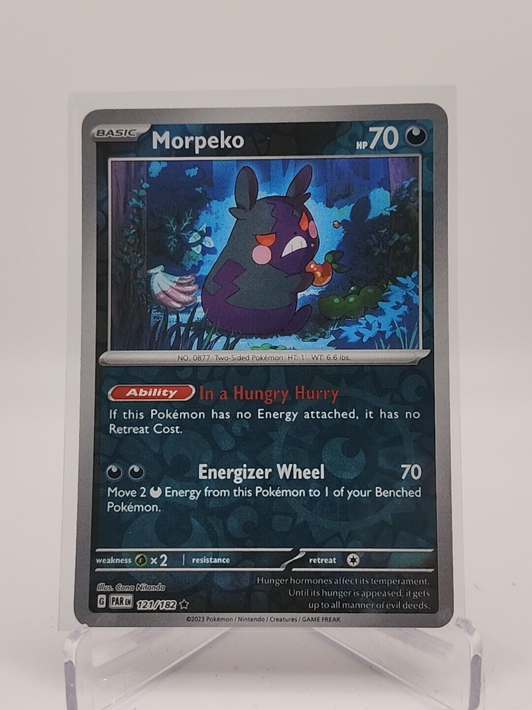 Morpeko [Reverse Holo]  121/182 Pokémon TCG Paradox Rift