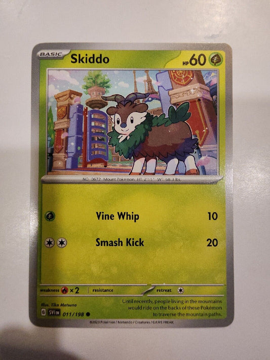 Skiddo 11/198 Pokémon TGC Scarlet & Violet