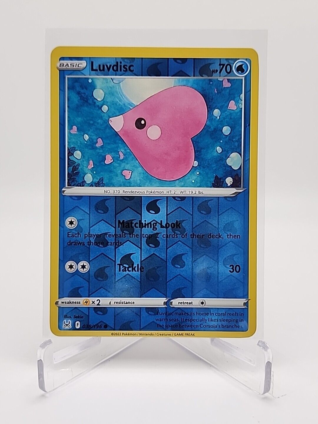 Luvdisc [Reverse Holo]  38/196 Pokémon TCG Lost Origin