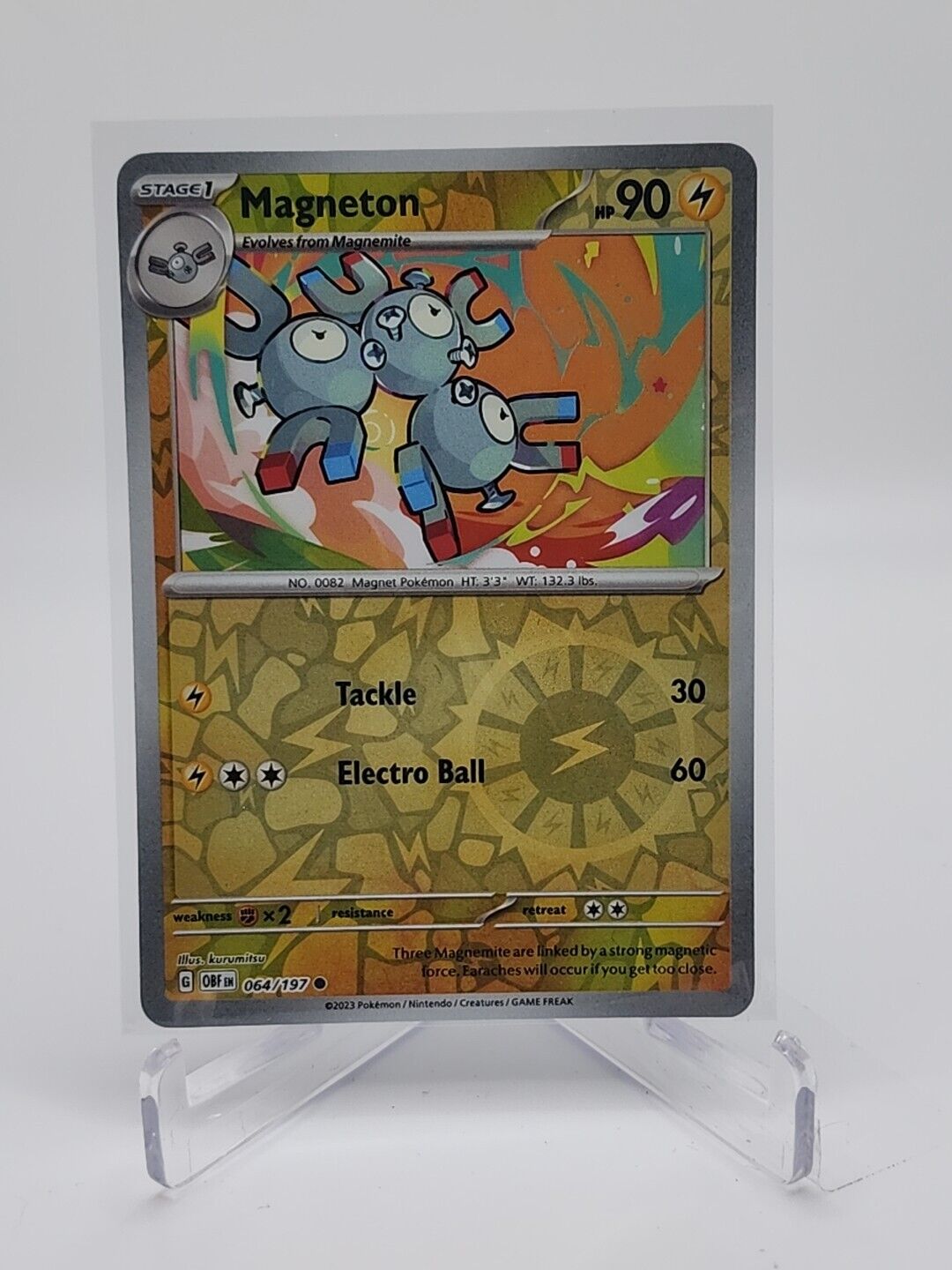 64/197 Magneton [Reverse Holo] Pokémon TCG Obsidian Flames