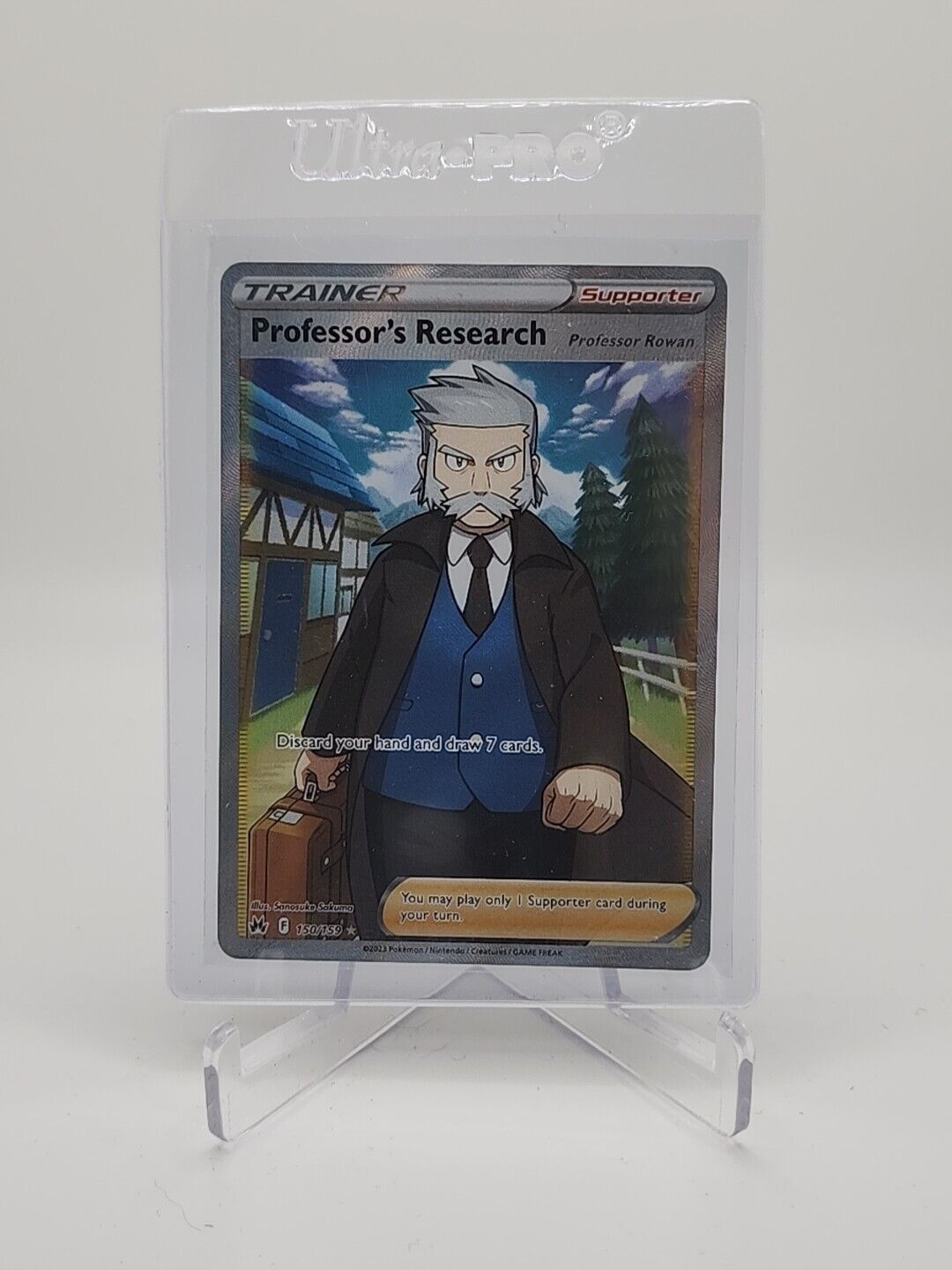 Professor's Research 150/159 Pokémon TGC Crown Zenith