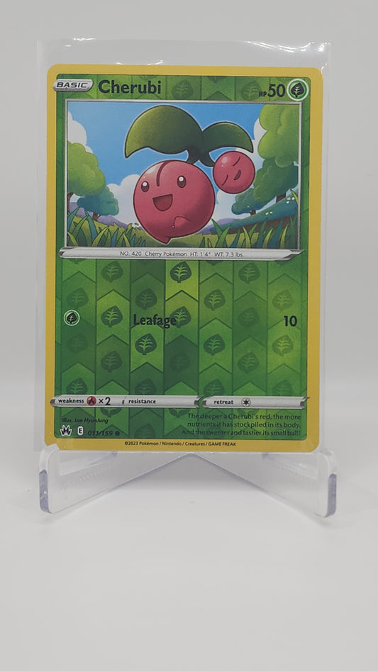 Cherubi 11/159 Pokémon TCG Crown Zenith (holográfica inversa)