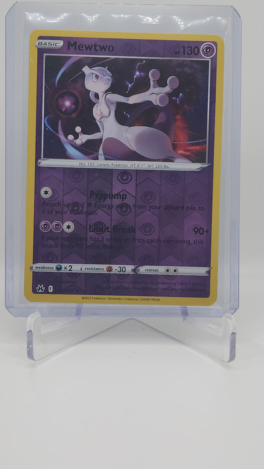 Mewtwo [Reverse Holo] 59/159 Pokémon TCG Crown Zenith